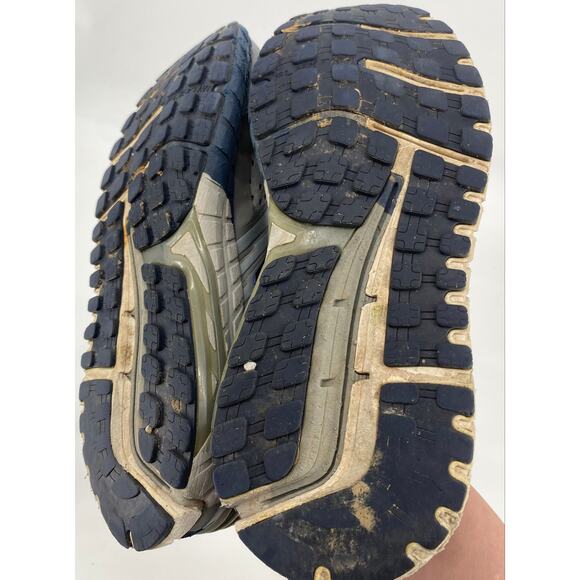 Brooks Beast 18 men 10 Gray Blue Men's running sneakers 1102821d015 - Picture 6 of 7